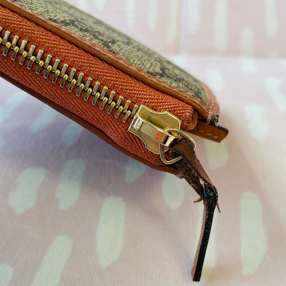 GUCCI WEBLINE ZIP LONG WALLET - Picture 10 of 12